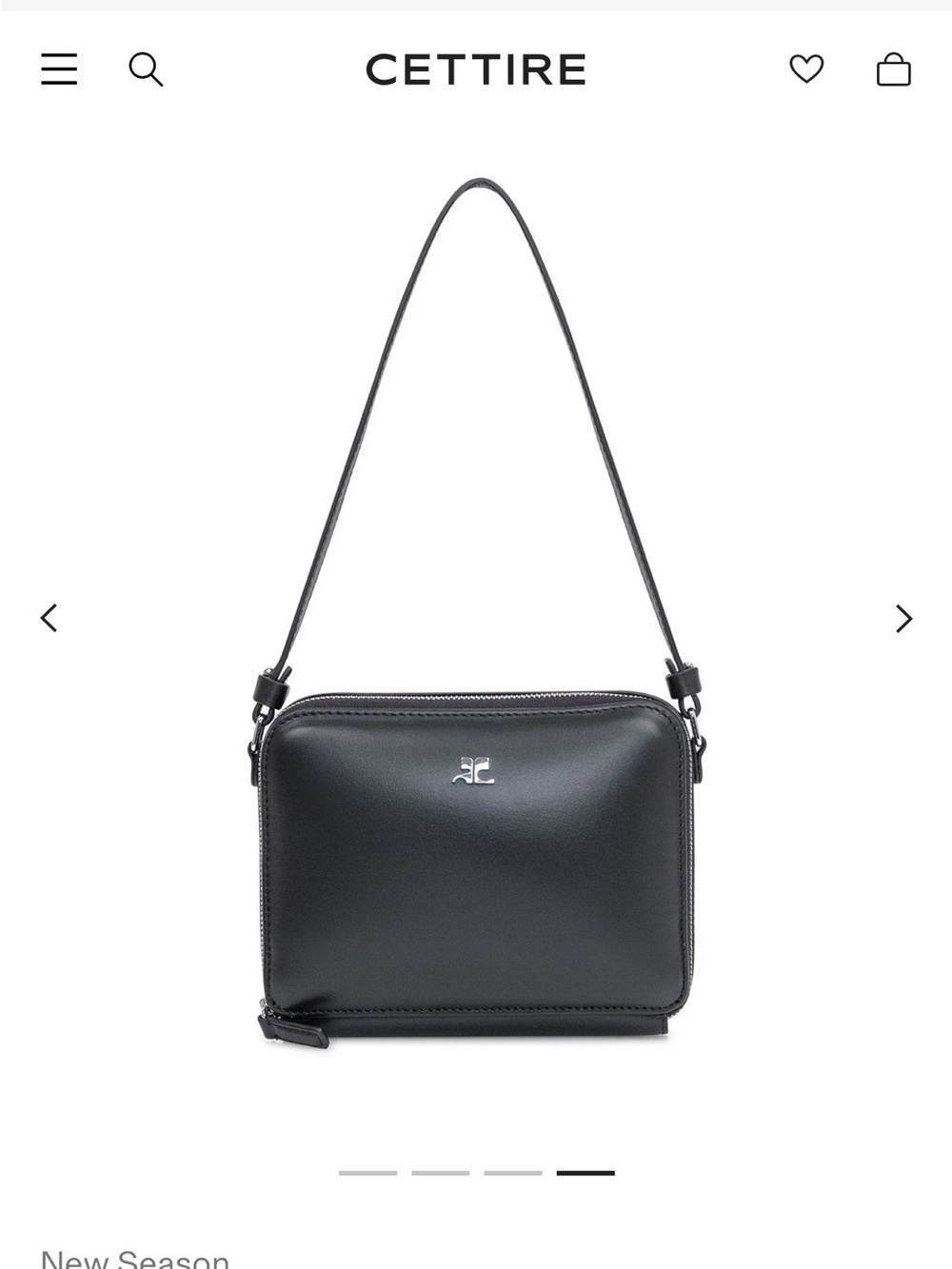 Courrages Cloud Leather Shoulder Bag